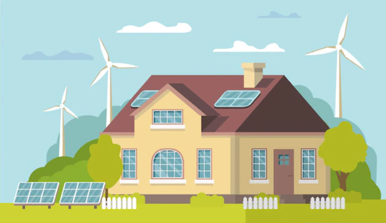 Aplicación de energías verdes renovables en el hogar